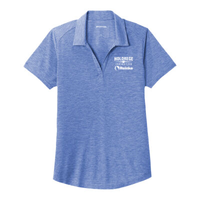 Ladies PosiCharge ® Tri Blend Wicking Polo Thumbnail