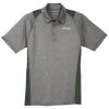 Heather Colorblock Contender  Polo Thumbnail